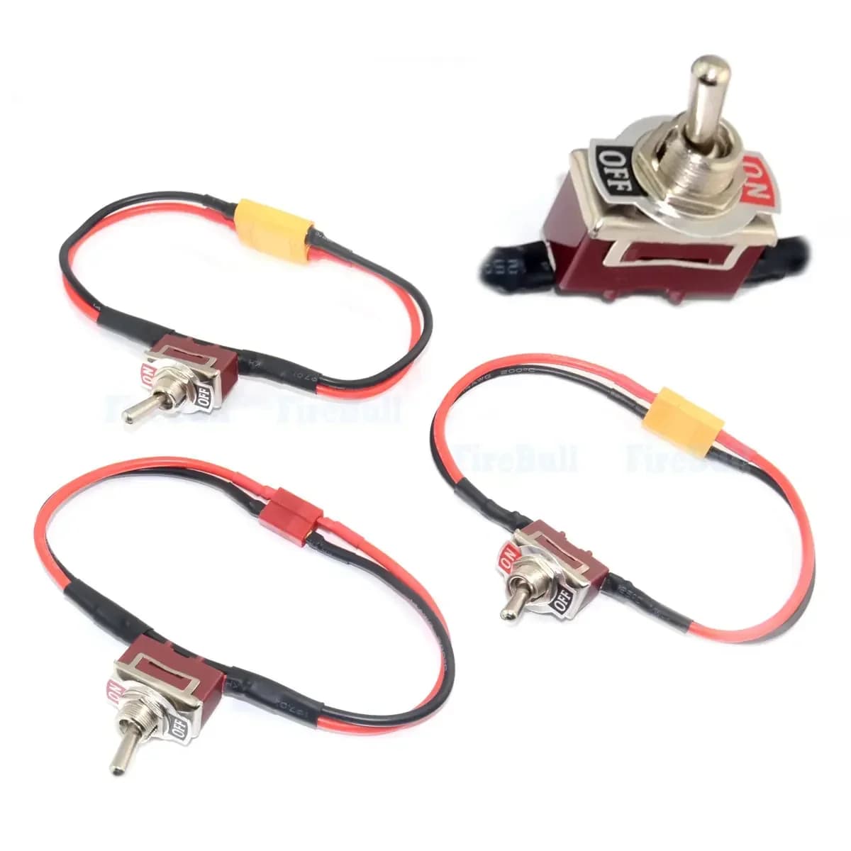 ON-OFF 15A balance switch for RC, ESC, battery, high load and high current, with XT60 XT90 T-Plug connectors for RC drones, Auto, Boats, Aeroplanes, FPV