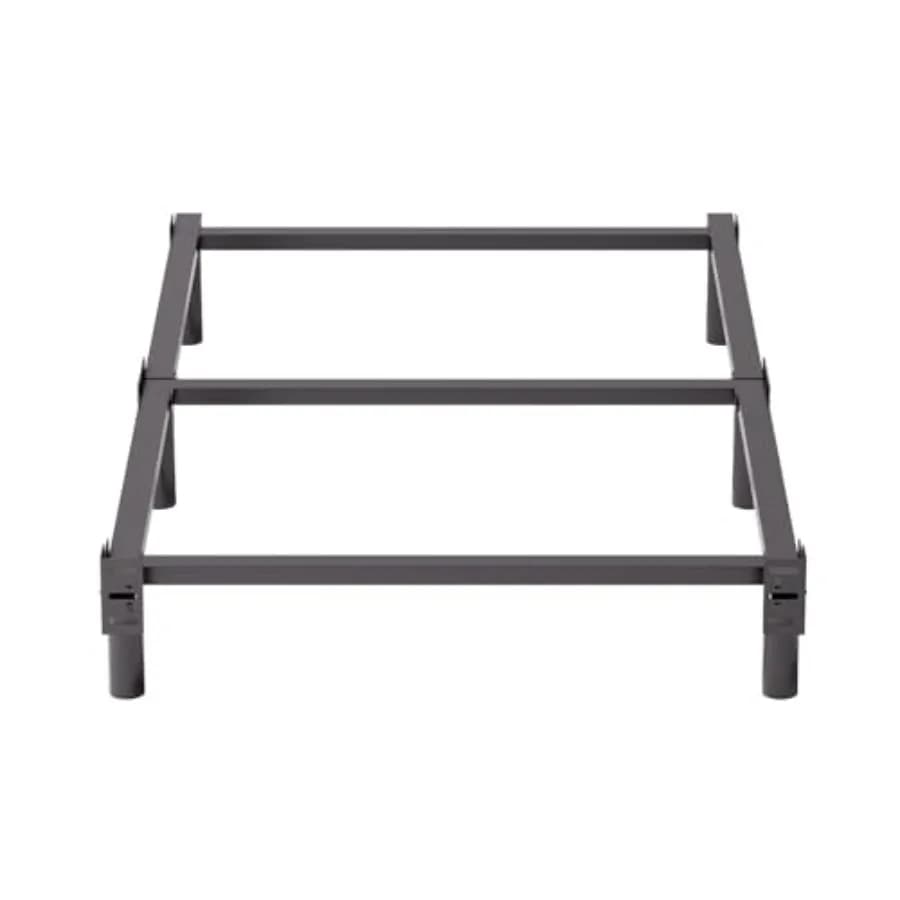Strutture letto in metallo, Supporto per base letto a doghe per materasso e box spring, Telaio letto robusto e silenzioso, Facile da montare