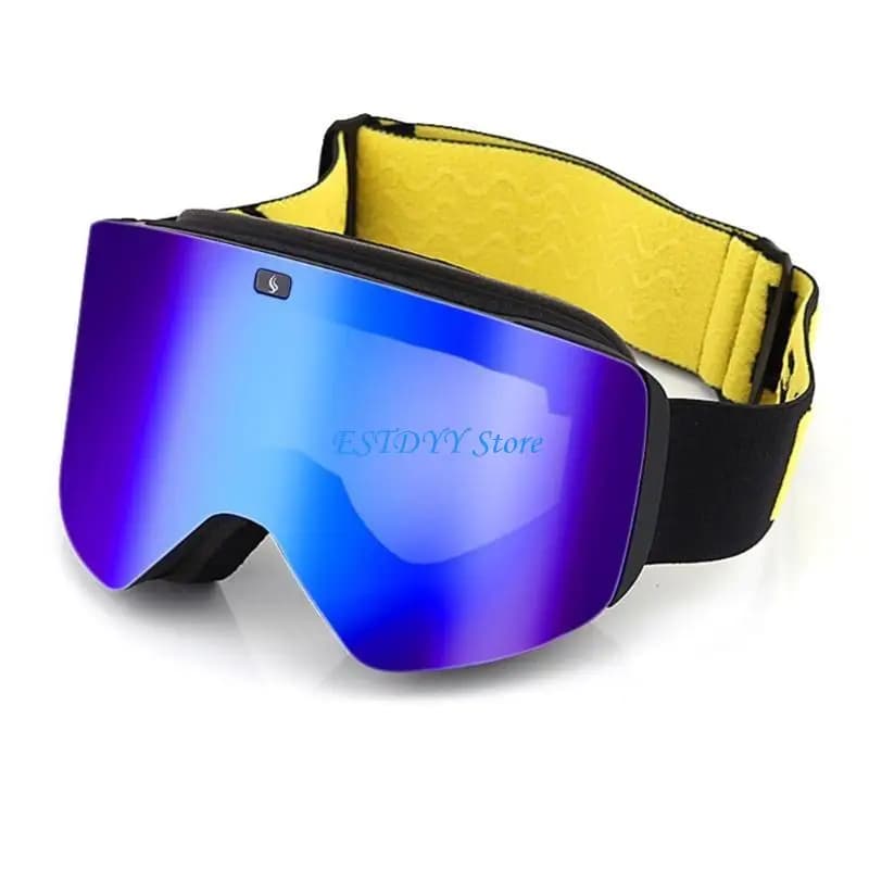 G6DE Ski Goggles Snowboard Winter Snow Sports Lens Double Layers Anti-fog Skiing Glasses UV for Protection Skating