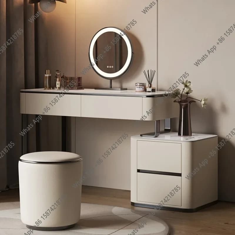 I S Toeletta da Trucco di Lusso per Camera da Letto, Mobile Organizzatore per Hotel, Scrivania Vanity