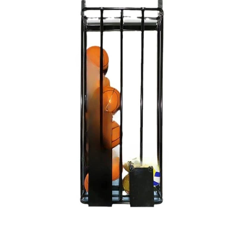 Carbon steel double grid trolley, basketball basket, football frame, ball basket, outdoor volleyball frame