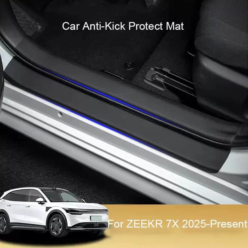 Car B-Pillar Anti-Calcio Protect Pad for ZEEKR 7X 2025-Present Anti-Sporcock Resistant to Internal Auto Scratch Accessories