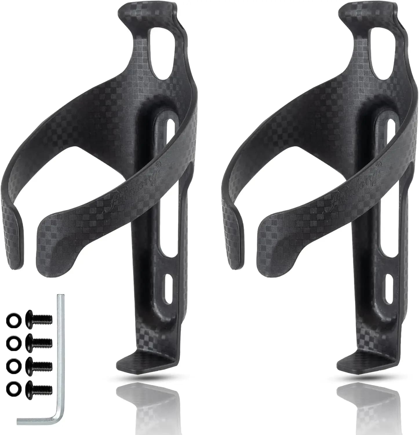 Portaborraccia Aerodinamico per Bici (Confezione da 2) per Bici da Strada, MTB, Gravel, Adattamento Universale con Viti