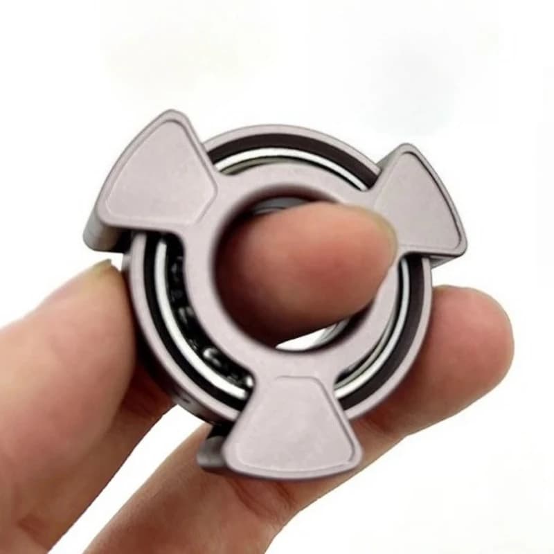 Mano Fidget Spinner Anello Rullo Giroscopio Spinning Top in metallo Punta EDC Alleviare il stress Riducendo il giocattolo Anti ansia Giocattoli da scrivania