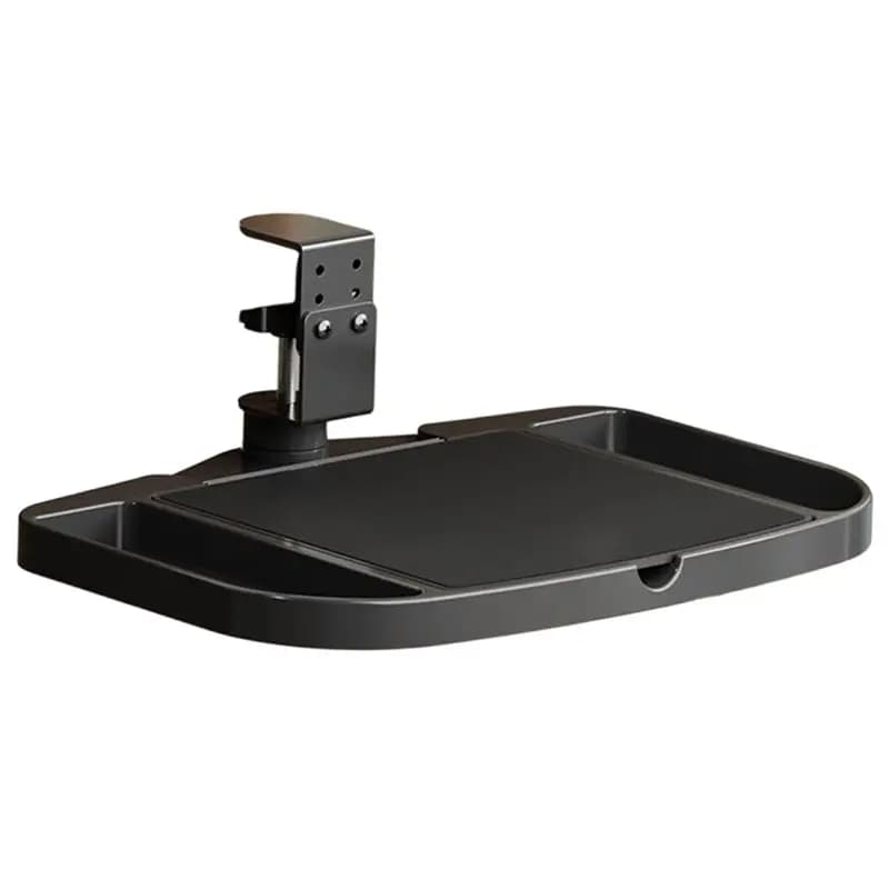 360 ° Organizzatore per mouse girevole sotto la scrivania, con morsetto, comodo e facile da installare per casa, camera da letto, ufficio, luogo di lavoro