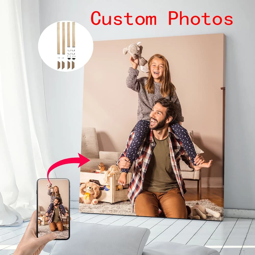 Custom 1 Piece Photo Poster, Custom Hanger Poster, Large Custom Poster with DIY Frame (or Not), Custom Full Size Poster