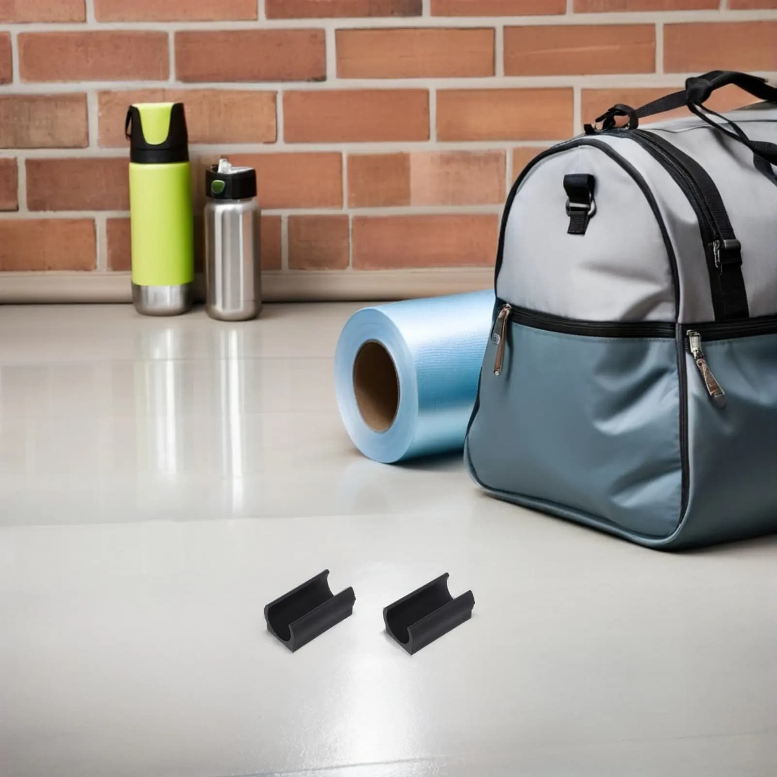 20 Pezzi Tappi Antiscivolo a U per Gambe di Sedie, Protezioni in Plastica per Piedi di Mobili, Pattini per Pavimenti, Coperture per Tubi, Rialzi per Sgabelli da Bar