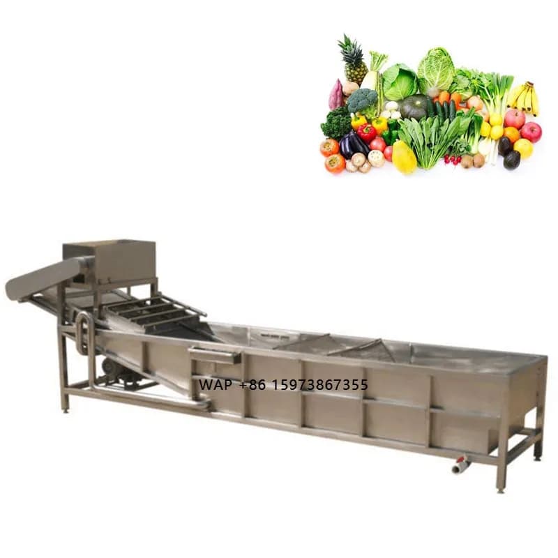 Macchina per la Pulizia a Spazzole per Anguria Zenzero Patate Lattuga Pomodoro Carote Lavatrice per Verdure