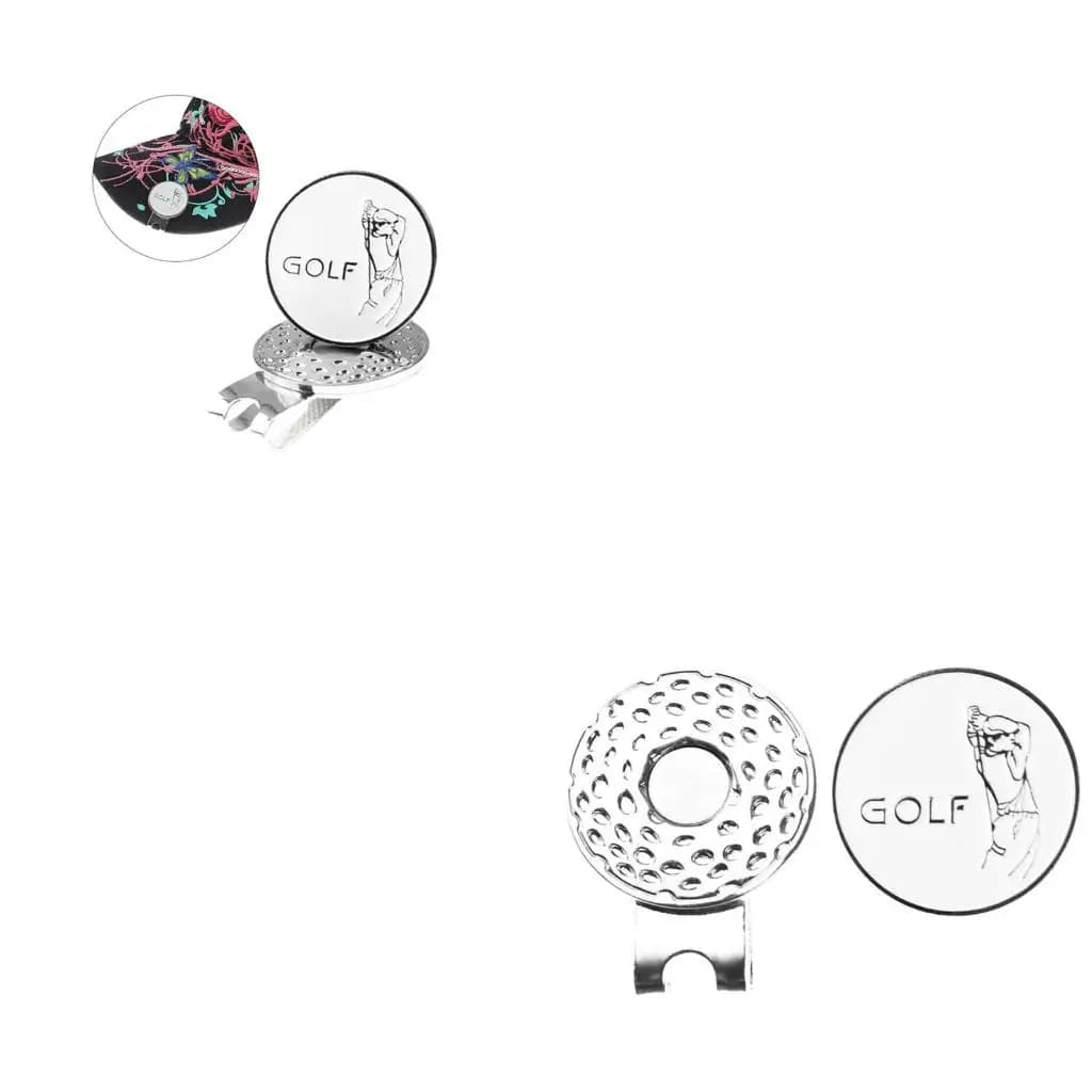 Q39E Marcatore per pallina da golf, rimovibile per giocatori golf, attacca facilmente cappello da golf