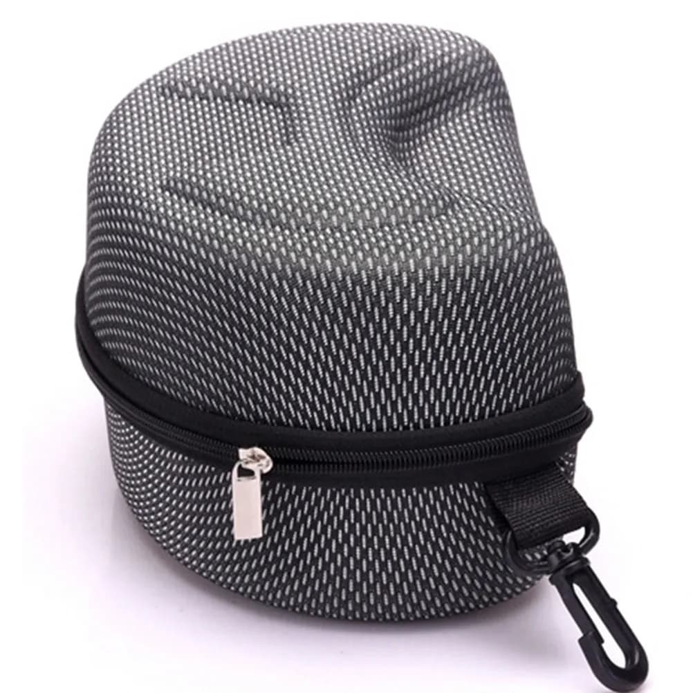 2Pcs Large Motorcycle Goggles Case Hard Shell Shockproof Storage Box Soft Lining Ski Snow Sports Glasses Holder