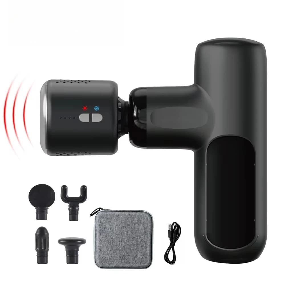 45 °C Heat therapy Mixer for muscle bands Percussion massager Fitness relax Mini massage gun smart