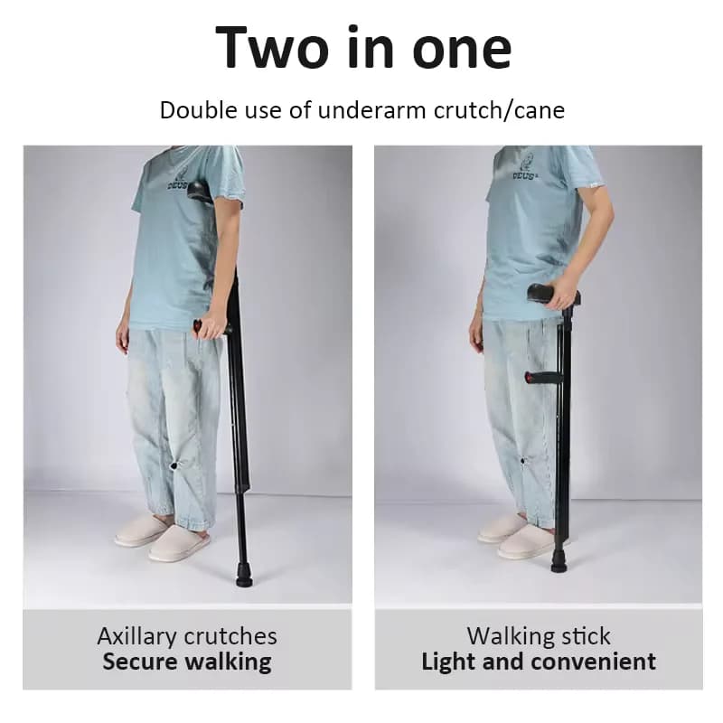 Hot Sale Adjustable Aluminum Folding Trekking Stick Led Light Walking Stick