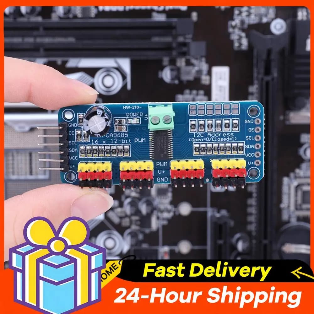1/5/10/20PCS PCA9685 Controller Robot Interface IIC 16 Channels 12-Bit PWM Driver Datasheet Servomotor for Arduino/Raspberry Pi