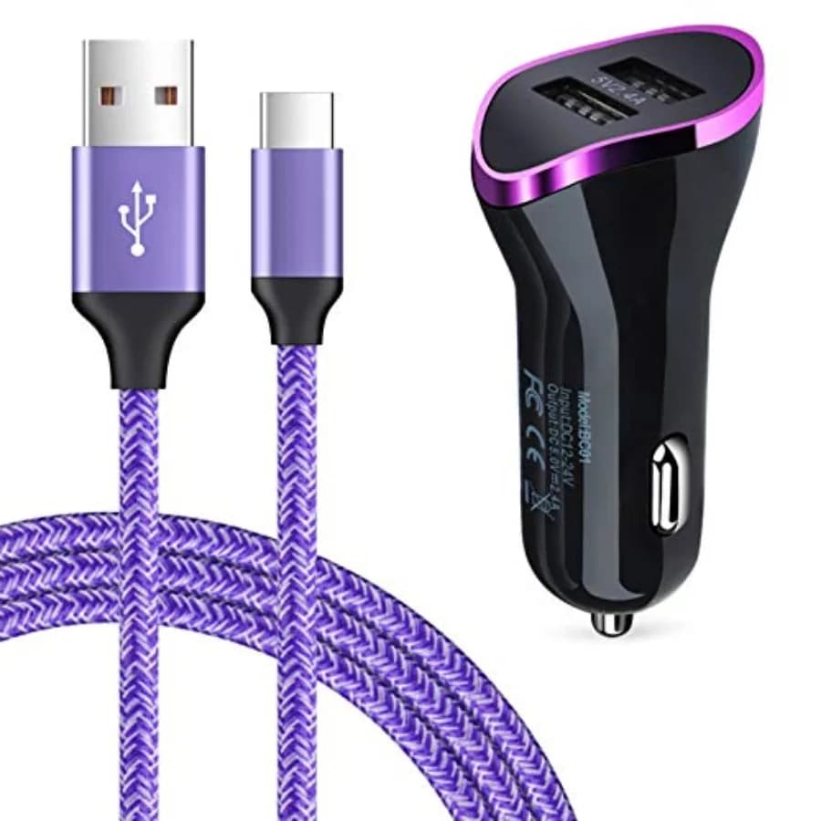 Caricabatterie da auto USB-C per Samsung Galaxy A57 A37 S26 S25 S24 S23 A17 A56 A36 A26 A16 A55 A25 A35 A15 Z Flip7 Z Fold7 A54 A14 A53 A