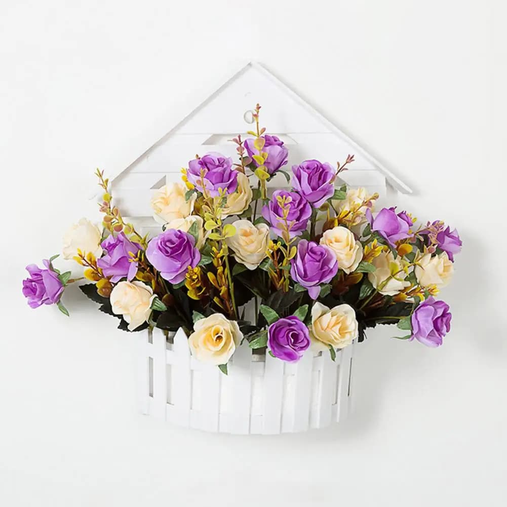 Unique Handmade Home Plant Pot Plastic Wall Hanging Planters Hanging Flower Basket Handcrafted Sustainable Planter for Balcony