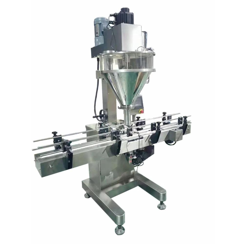 CE Toner Flour Spice Salt Sugar Protein Dry Powder Automatic Auger Filler Filling Packing Machine