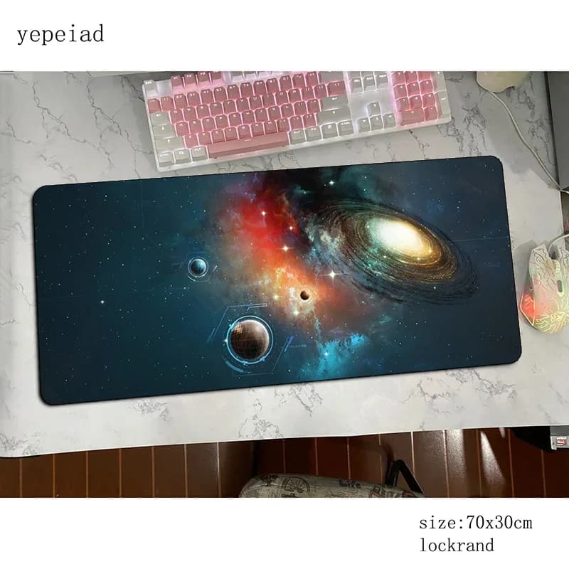 Uncanny Universe mousepad 90x40 cm cool nuovo tappetino per mouse per computer gamer gamepad modello HD tappetino per mouse da gioco tappetino da scrivania padmouse da ufficio