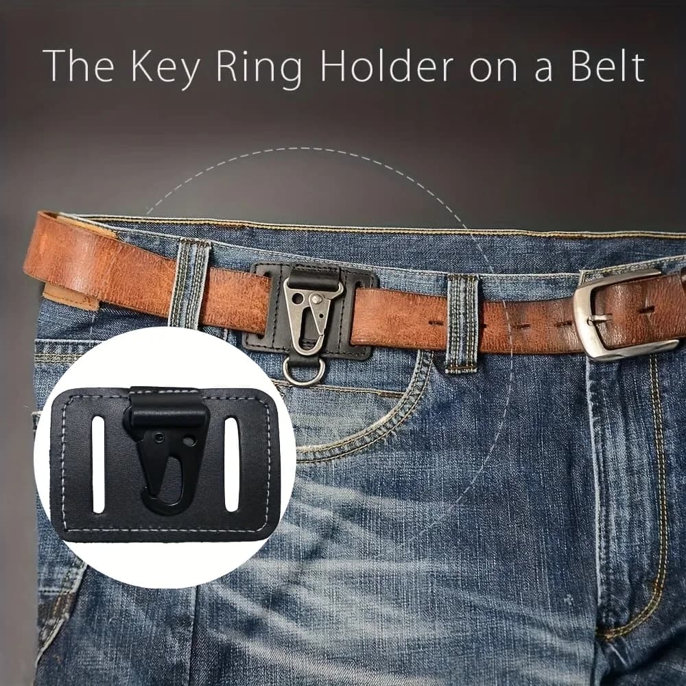 Eagle Claw Hook Keychain With Belt Loop Clip Portable Outdoor Camping Hiking Anti-Lost Belt Mount Key Holder