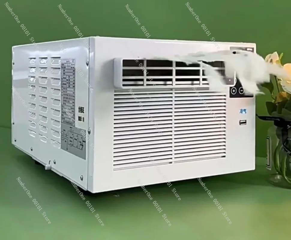 Condizionatore d'aria portatile con zanzariera, piccolo, monoblocco, senza installazione, per dormitorio, tenda, interni, mobile