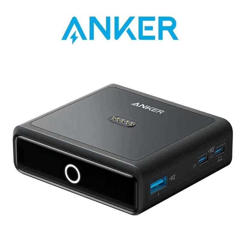 Base di Ricarica Anker 100W a Ricarica Rapida con 4 Porte per Power Bank Prime / iPhone