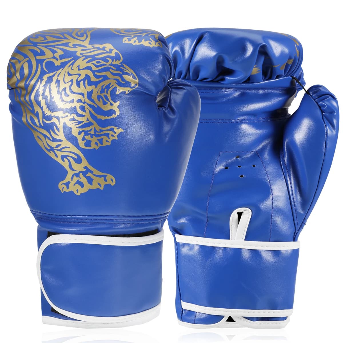 PU Leather Adult Boxing Gloves Breathable, Children's Combat Gloves, Kickboxing Gloves for Gym, Indoor and Outdoor Sports