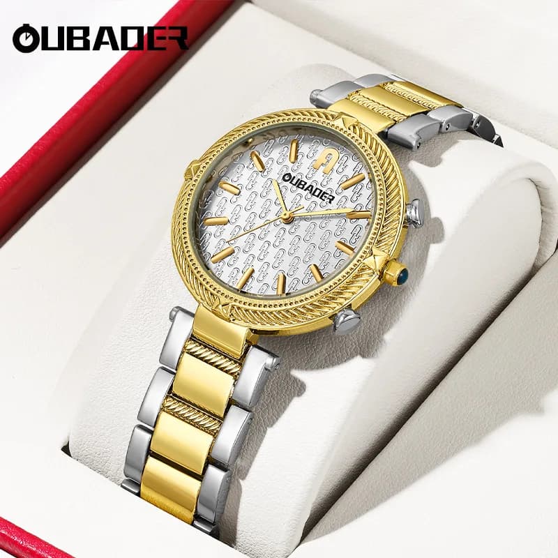 Women's Wrist Watch Stylish Gold Full Stainless Steel Watch Of The Best Brands For Women's Wrist Watch