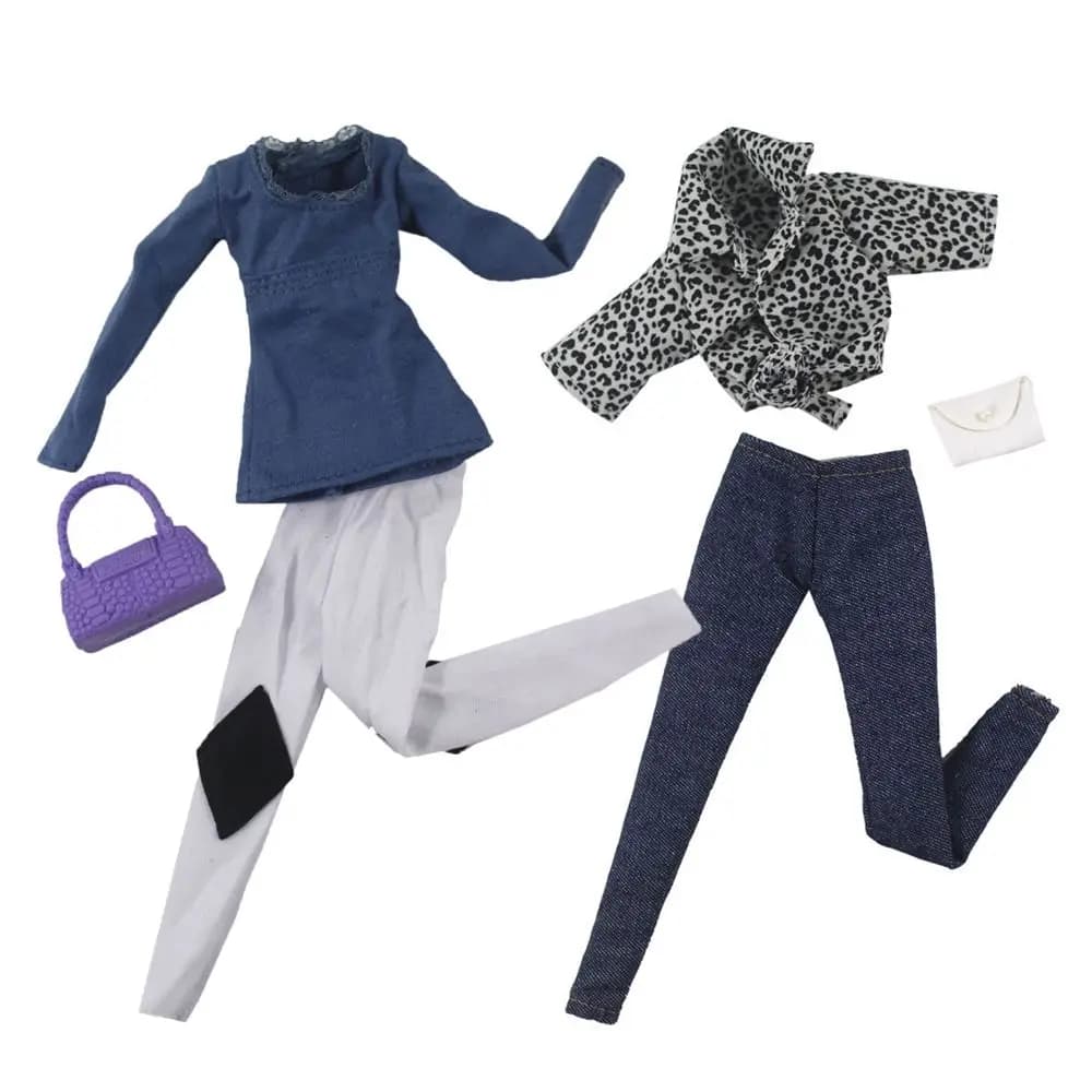 Set di vestiti per bambole di moda pantaloni eleganti abiti per bambole fatti a mano per 30cm 1/6 accessori per bambole giocattoli per bambini regalo per ragazze
