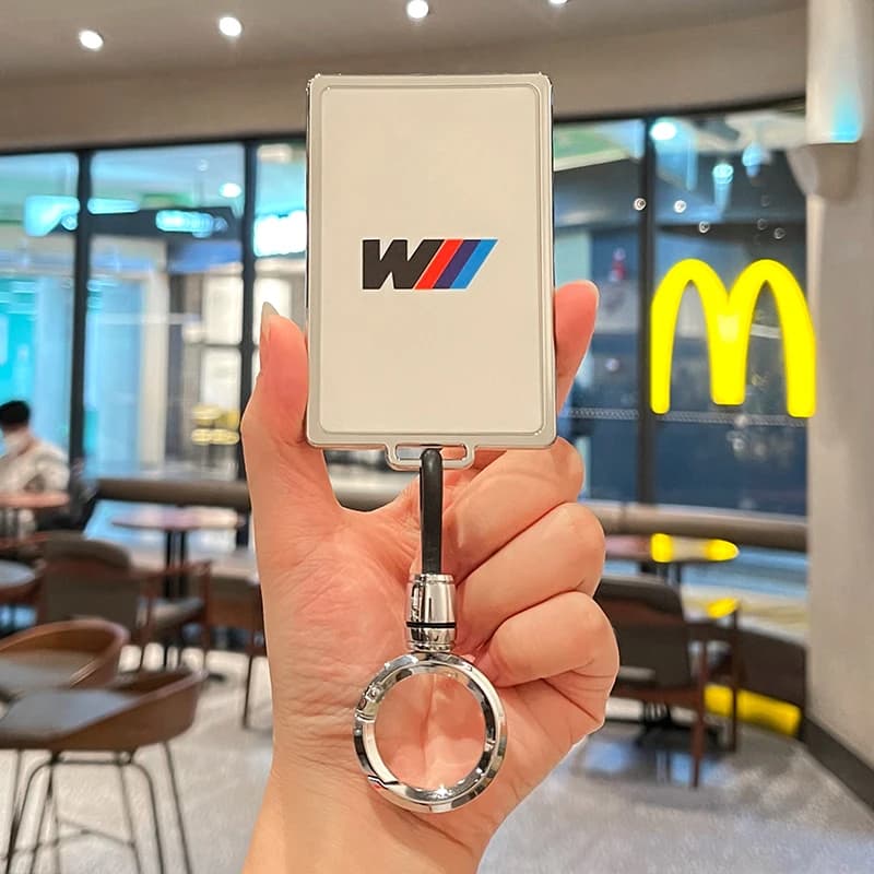Nuova custodia protettiva in TPU per chiave auto smart con telecomando per BMW Card NFC, compatibile con le nuove Serie 5, Serie 3, X5, X7, accessori portachiavi.