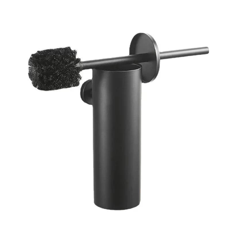 Nuove idee Scopino per WC con supporto Adatto per bagno Porta scopino per WC Scopino per pulizia WC Montaggio a parete
