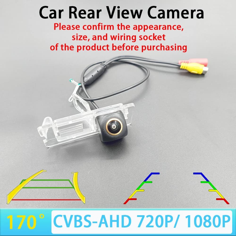 170° 1080P HD AHD 720P Dynamic Trajectory Car Rear View Camera For Renault Fluence Dacia Duster Megane 3 For Nissan Terrano Car
