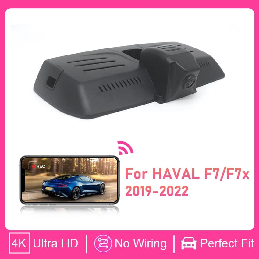 Videoregistratore DVR UHD 4K Plug and Play con Wi-Fi per auto, DashCam per Haval Great Wall F7 F7X versione High 2019 2020 2021 2022