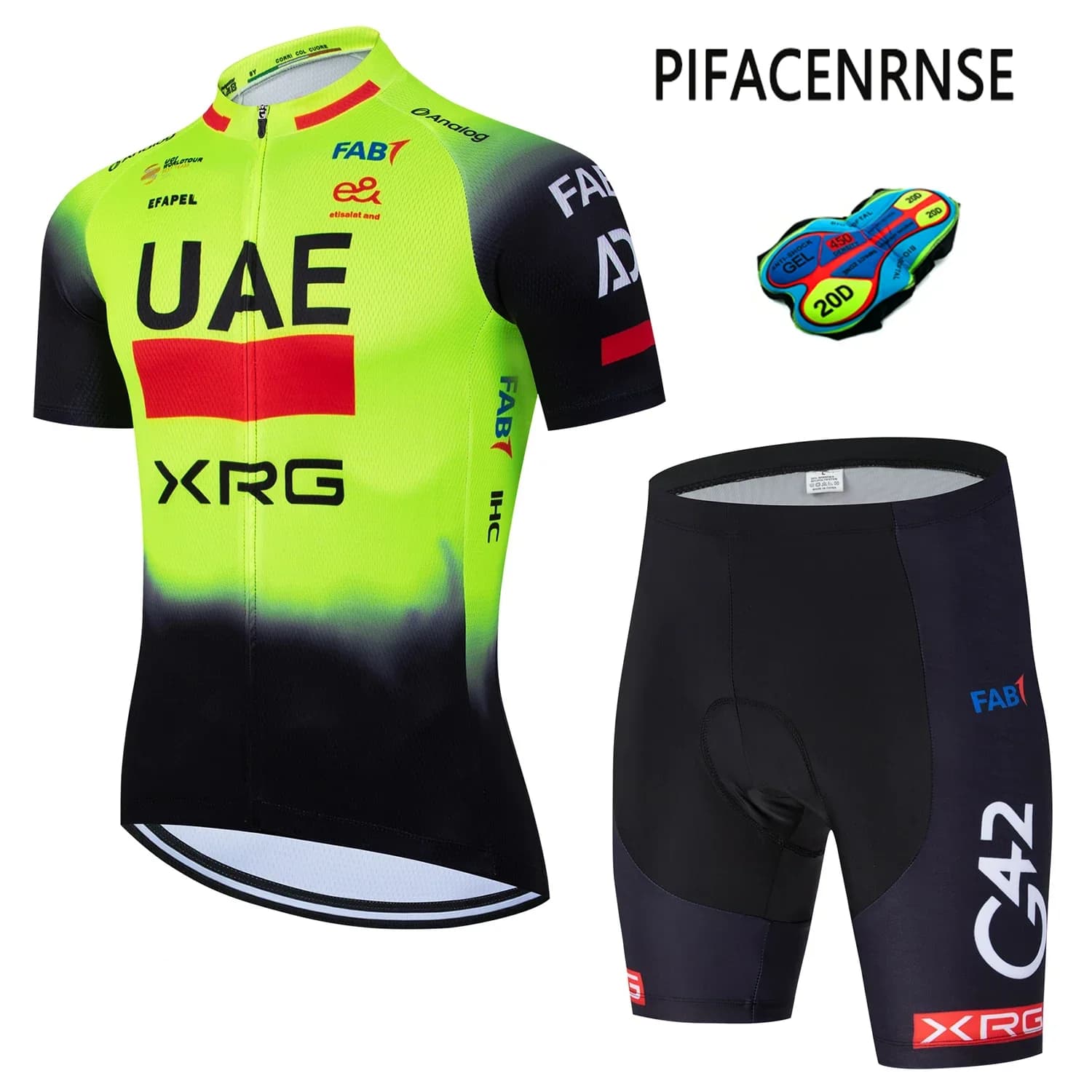 New 2026 Summer Cycling Jersey UAE Team Pro Bike Tshirt Shorts Set Men Women Ropa Ciclismo Quick Dry Bicycle Jersey Clothing