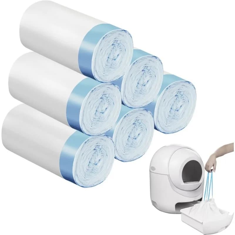 Fodere spesse per lettiera extra large per gatti Sacchetti per raccoglie di rifiuti per lettiera per gatti per Cleanpethome Toilette per lettiera per gatti autopulente