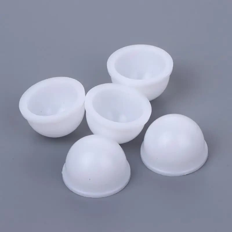 White Spherical Light Guide Ball Plastic Dome Light Sensor Housing Light Meter Diffuser Protective Cover Accessories
