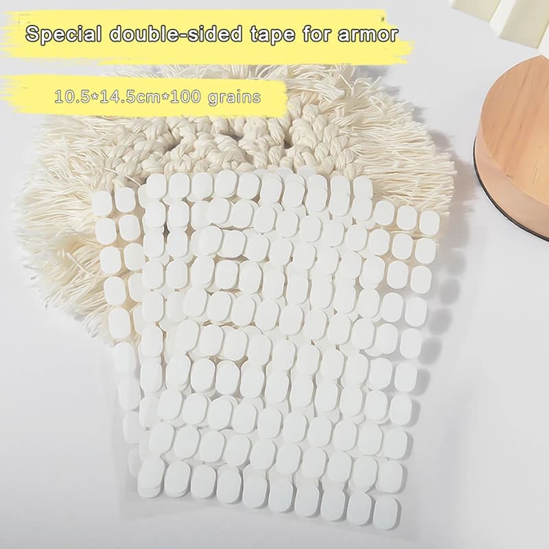 100 pezzi nastro adesivo biadesivo supporto per manicure tabellone acrilico trasparente per nail art pasta striscia adesiva senza taglio