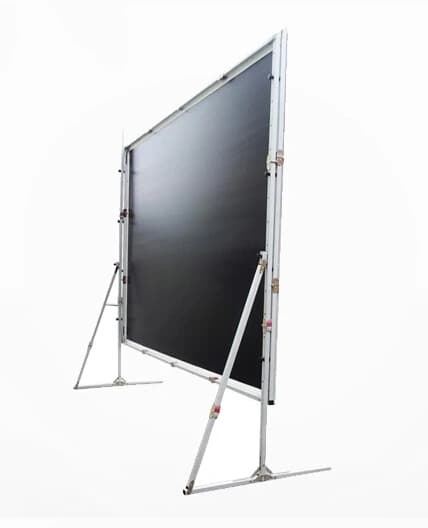 Schermo per proiettore portatile da 100 pollici e 300 pollici Schermo per proiezione anteriore e posteriore in materiale morbido bianco realizzato in plastica resistente