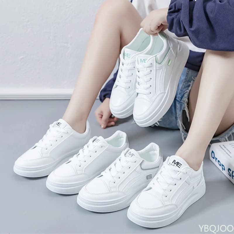 Scarpe da Donna con Suola Spessa per Aumentare l'Altezza, Nuova Collezione Primavera-Autunno, Scarpe Sportive e Casual da Studentessa