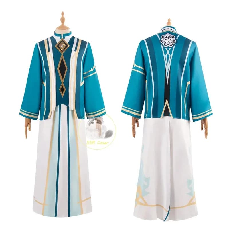 Genshin Impact Cosplay Costume Xumi Order Academy Man Woman Uniform Hat Anime Game Sumeru Library Chinese Style Halloween Cosc;8