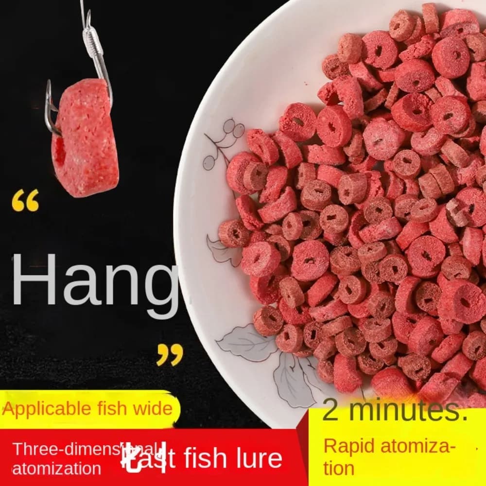 Vermi rossi Attrattivo per la pesca Lombrine concentrate Richiamo Esche per carpe cave Pop Up Esca Crankbaits Ganci Attrattivi per pesci