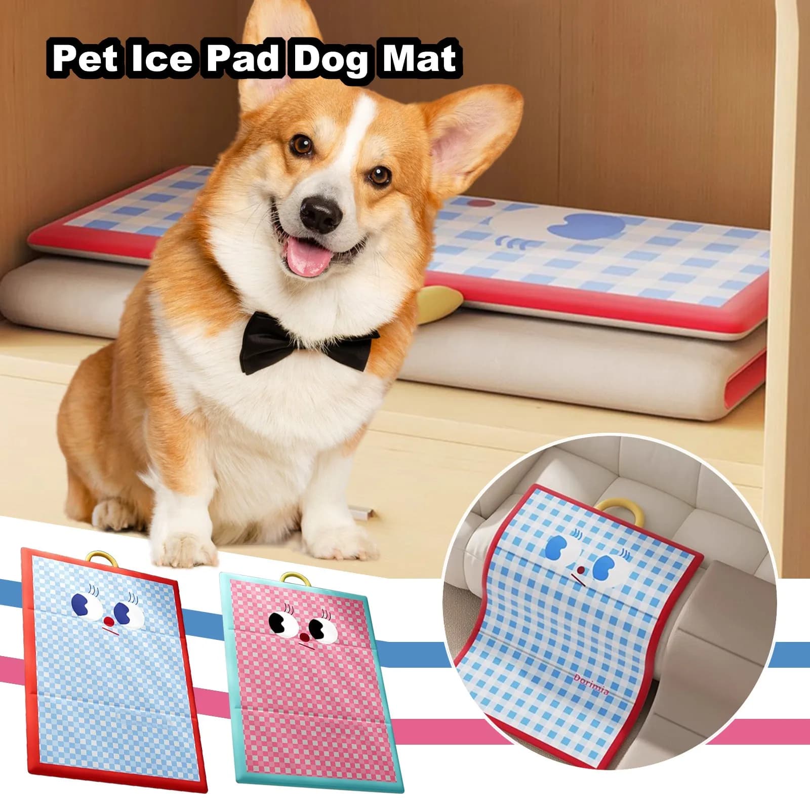 Tappetino rinfrescante per cani Plaid Letto freddo per animali domestici di grandi dimensioni per cani di piccola taglia Coperta durevole per gatti Divano Tappetino per ghiaccio per gatti Coperta Tappetino rinfrescante per animali domestici