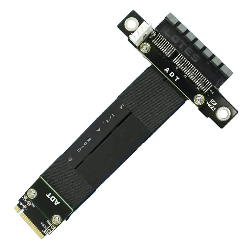 Cavo di prolunga M.2 NGFF NVMe a PCIE X4 X8 Pci-e 4x M2 a Pci-e X4 per scheda di acquisizione scheda di rete Scheda adattatore USB SSD NVMe