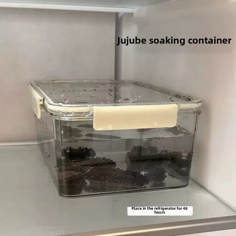Plastic container for food, multipurpose box for dive of sea cucumbers, container for storage in refrigerator, floral collagen dive box. .