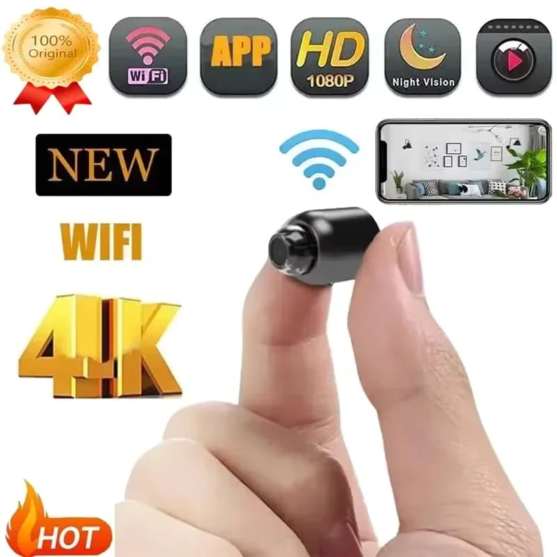 Mini Telecamera HD 1080P X5 Wireless WiFi IP con Visione Notturna per Monitoraggio Bambini e Sorveglianza di Sicurezza