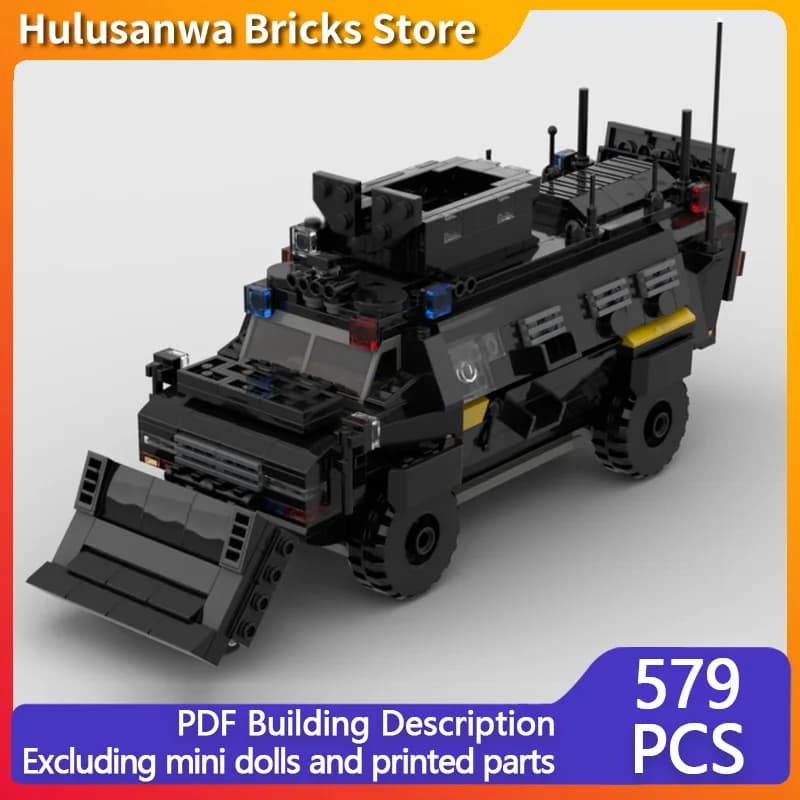 S5 Armored Personnel Carrier Model MOC Building Bricks War Equipment Modular Technology Gifts Holiday Assemble Children Toy Suit