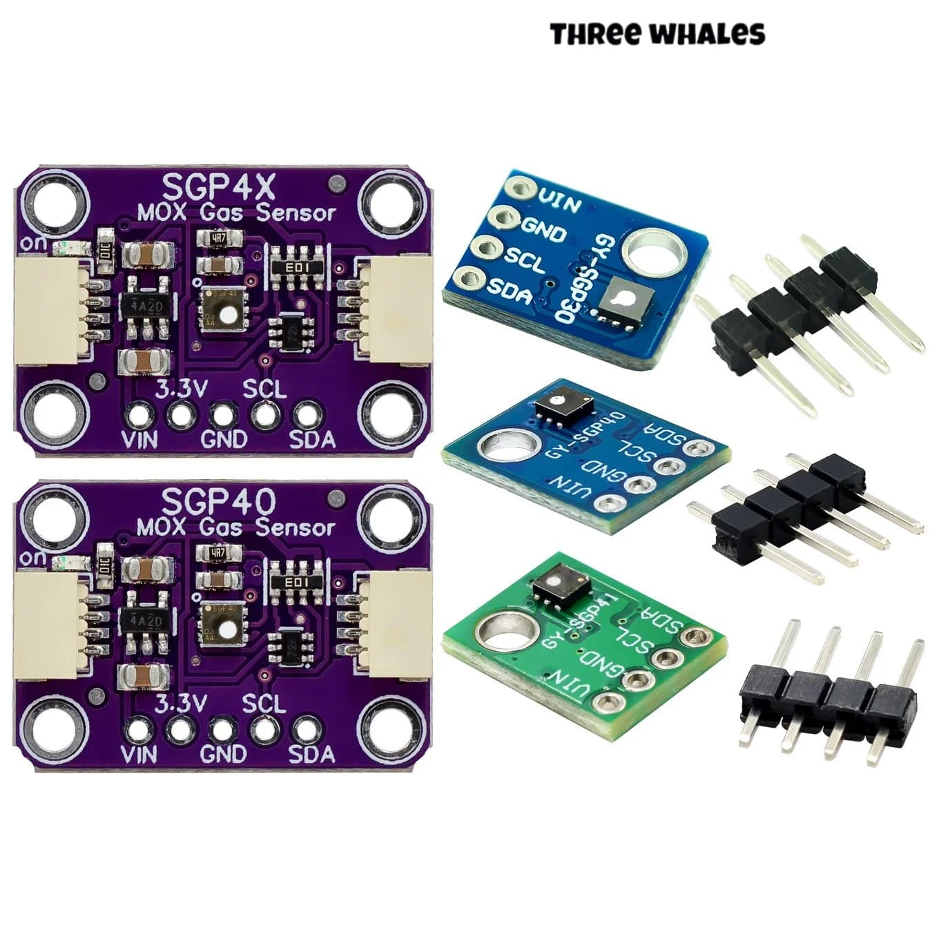SGP41 SGP40 SGP30 Air quality sensor Digital TVOC detection chip compatible for Arduino demo board