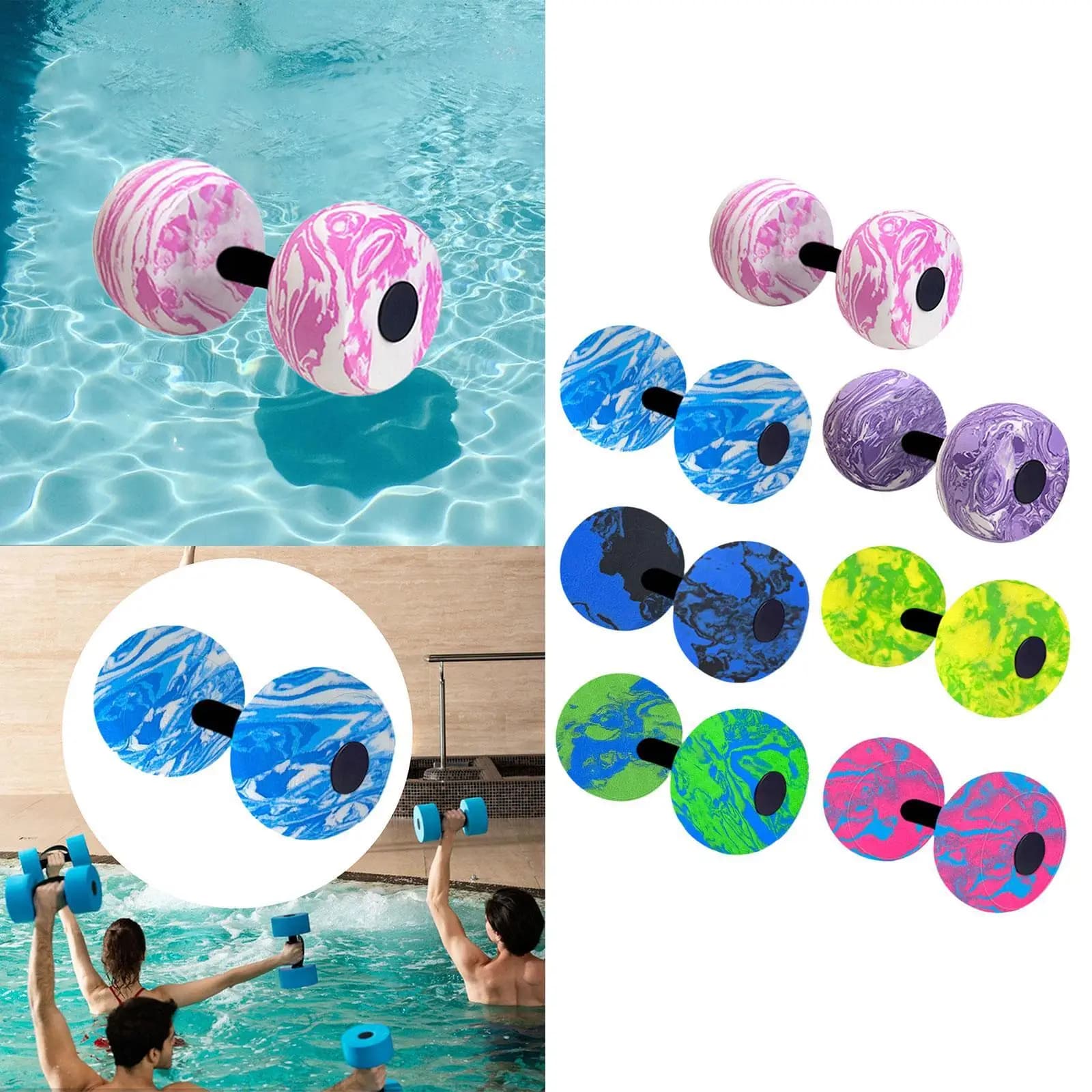 Light Fitness Swimming Training Equipment with Water Exercise Handlebars, Pool Resistance, For Water-based Training