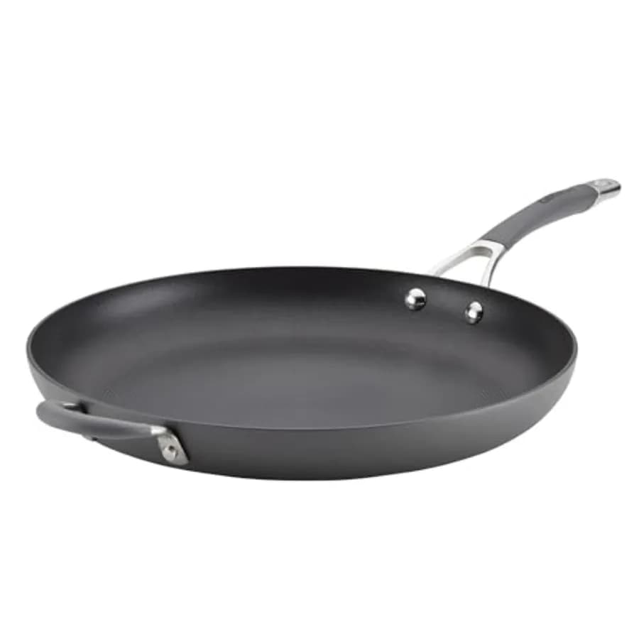 Radiance Hard Anodized Nonstick Frying Pan/ Fry Pan/ Hard Anodized Skillet with Helper Handle