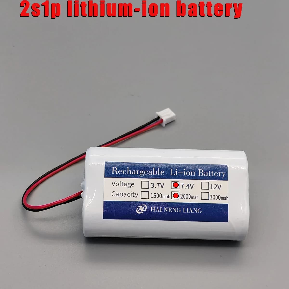 NEW Lithium-ion Battery 7.4V Battery 18650 Pack 2S1P with SM/XH2.54 Plug 2000-3000mah Rechargeable Battery + PCB