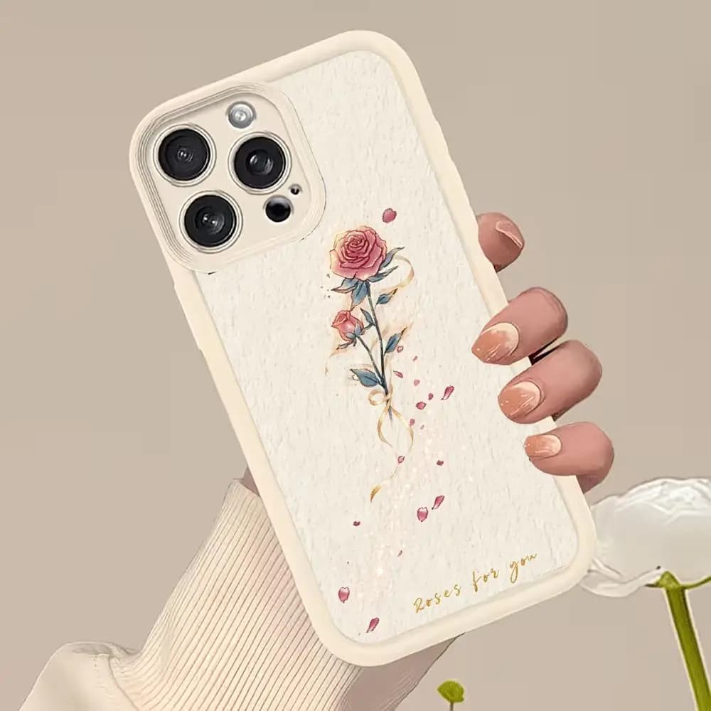 meaning of love rose phone case for carcasa iphone for iPhone 17、16、15、14、13、12pm Pro Plus Super-strong protection Dropresistant
