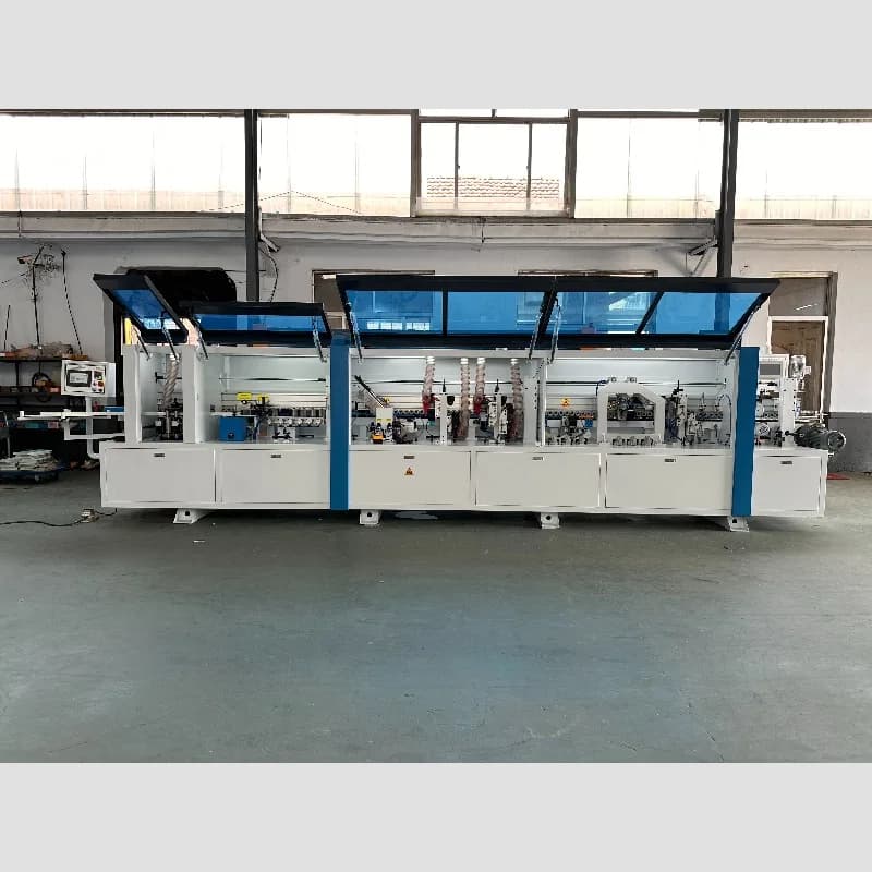 Fully Automatic Wood Edge Banding Machine Straight Edge Sealing And Curved Edge Polishing Tool Set